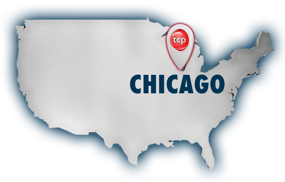 Chicago Il Map The Corporate Presence Locations 