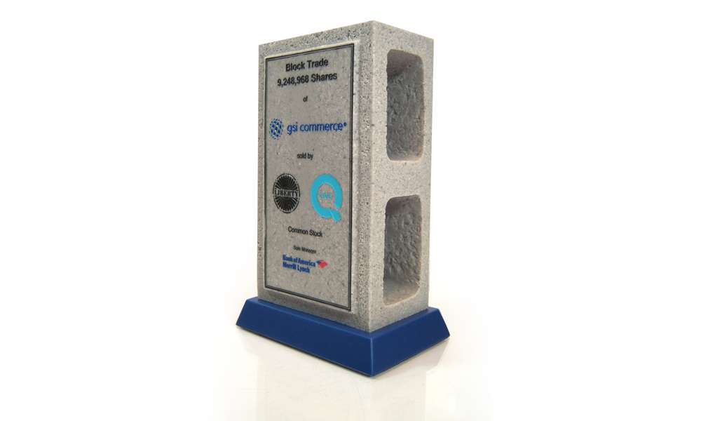 The Corporate Presence - GSI Commerce Resin Financial Tombstone