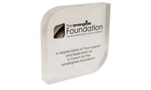 Lending Tree Foundation development award recognition product