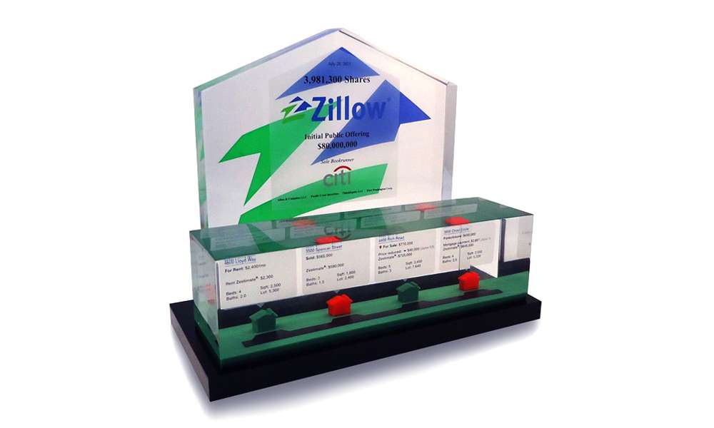 Zillow Lucite Deal Toy