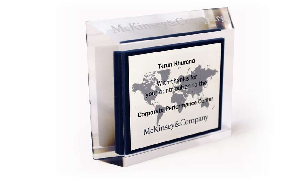 McKinsey Corporate Service Recognition Award - The Corporate Presence