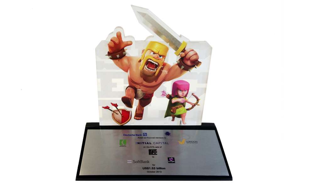 clash of clans lucite deal toy