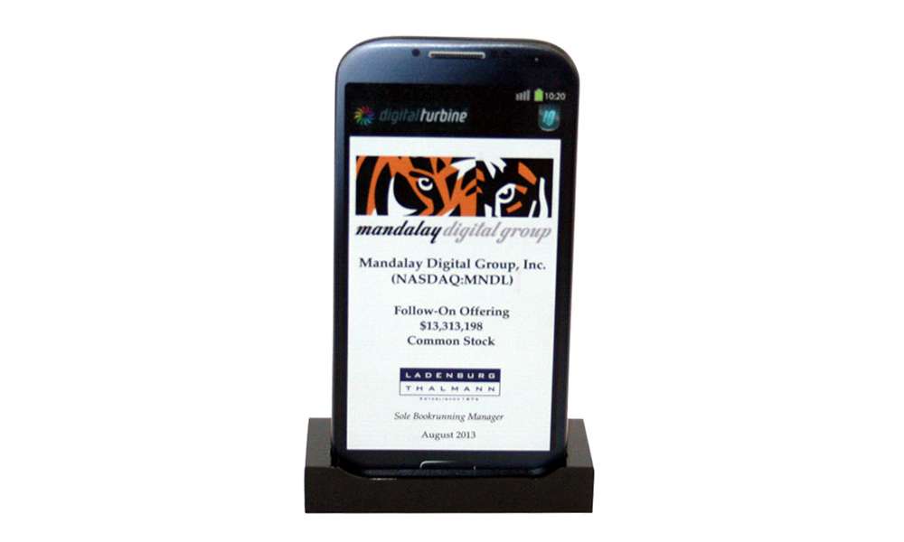 Mobile Phone Lucite Tombstone