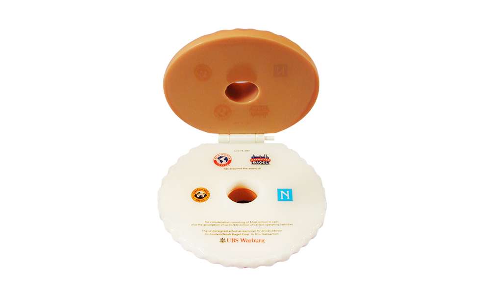 Bagel-Themed Lucite Deal Toy