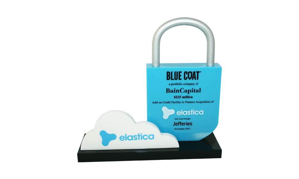 Padlock-Themed Lucite Deal Toy