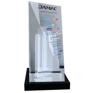 Syscraper 3D Etching in Crystal