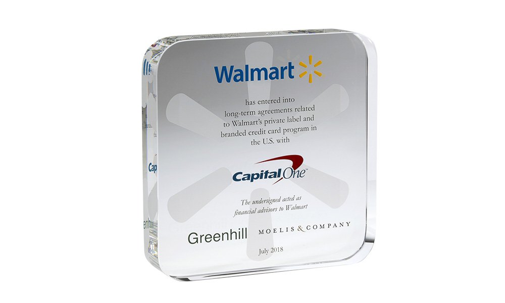 Walmart-Capital One Joint Venture Commemorative