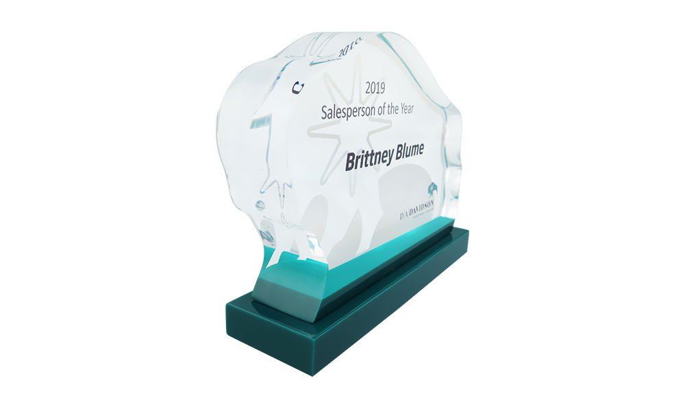 Logo-Themed Sales Recognition Award