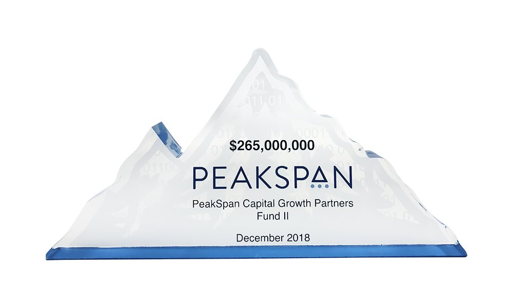 Mountain-Themed Fund Closing Commemorative