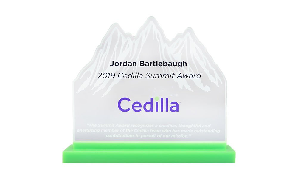 Mountain-Themed Custom Award