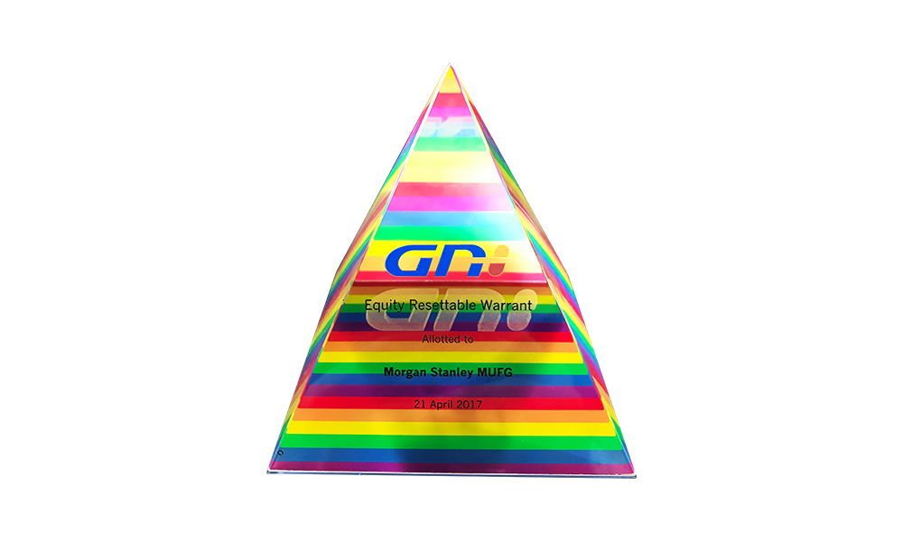 Custom Acrylic Pyramid