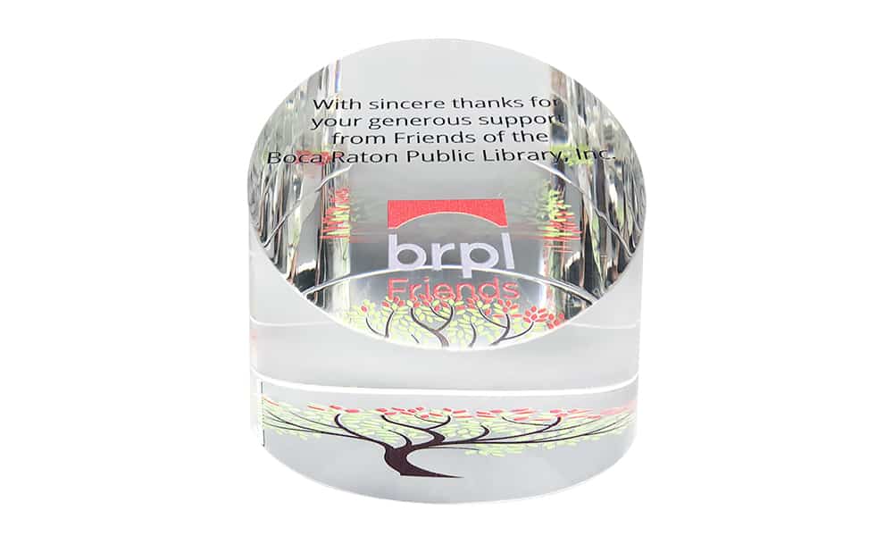 Donor Recognition Custom Crystal