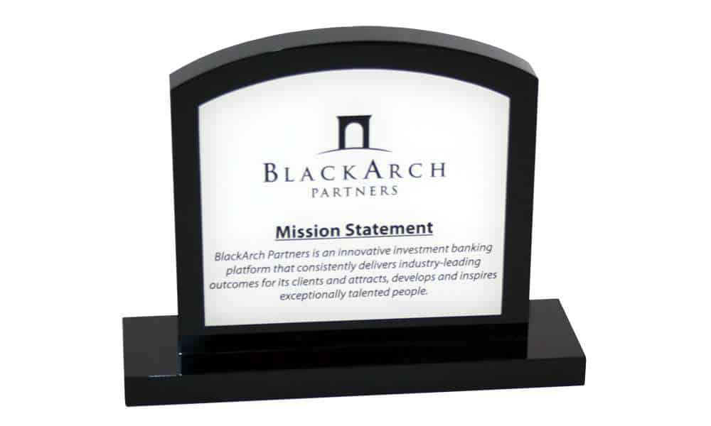 displaying your mission statement