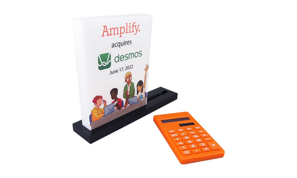 Calculator-Themed Deal Tombstone