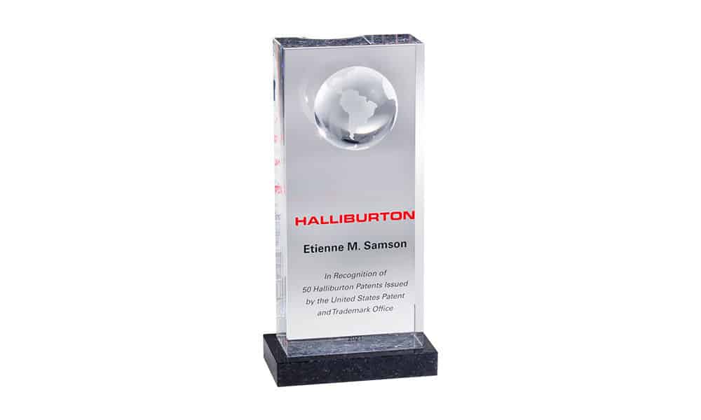Halliburton Patent Issuance Recognition Award