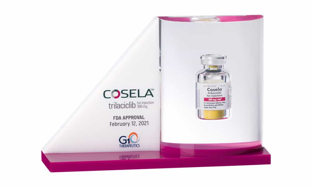 FDA Approval Commemorative with Embedded Drug Vial