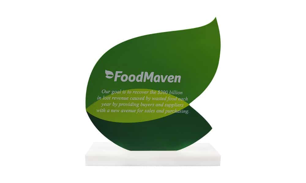 FoodMaven Crystal Mission Statement Display