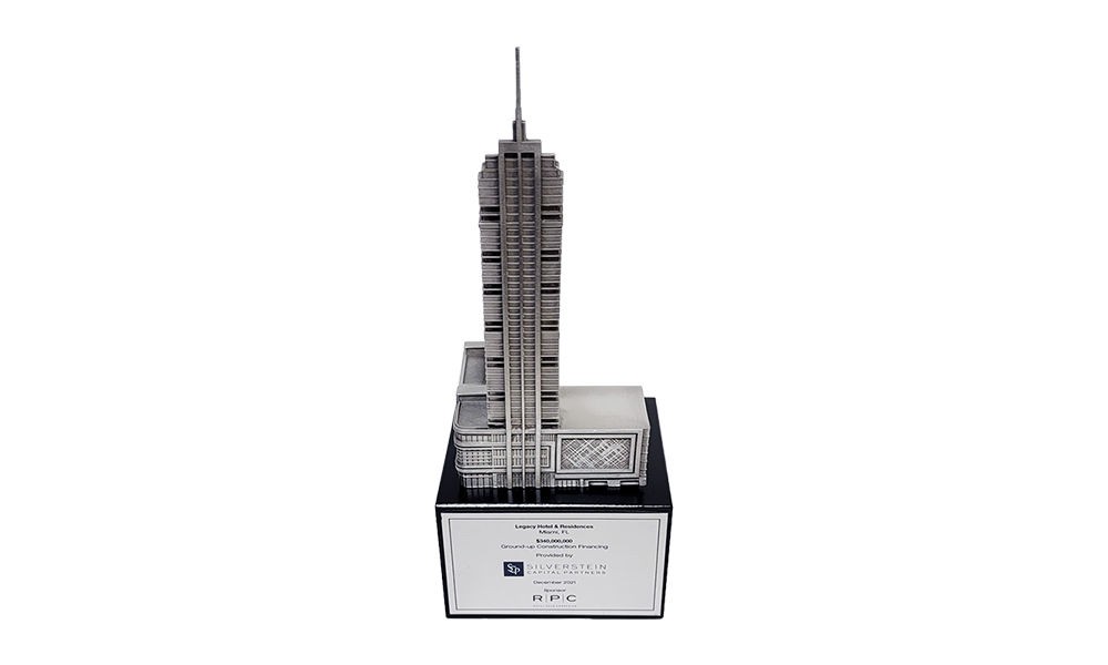 Deal Toy with Replica Pewter Skyscraper
