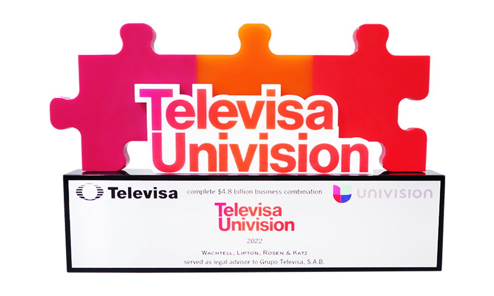 Televisa-Univision Deal Tombstone
