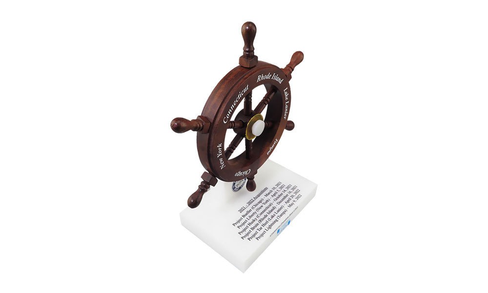Ship's Wheel-Themed Project Commemorative