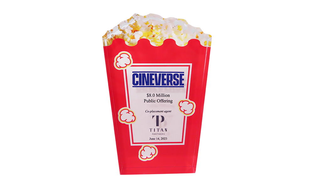 Popcorn-Themed Deal Tombstone