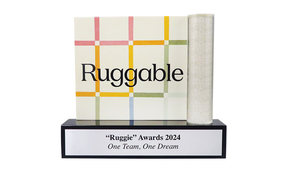 Ruggable Custom Lucite Employee Recognition Award