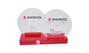 Crystal Commemorative for Shionogi Licensing Deal