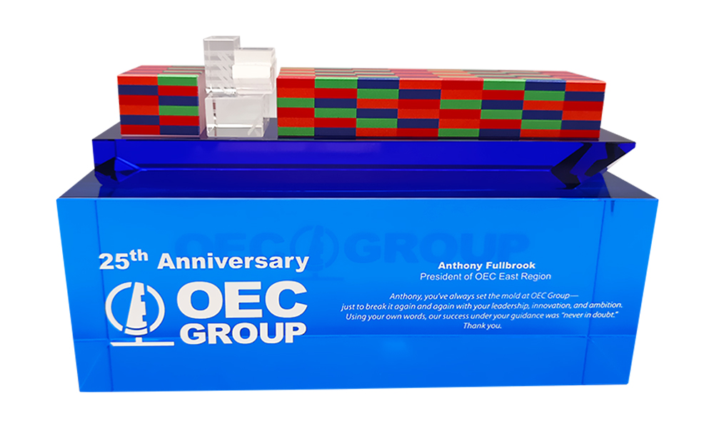 OEC Shipping Company 25th Business Anniversary Commemorative