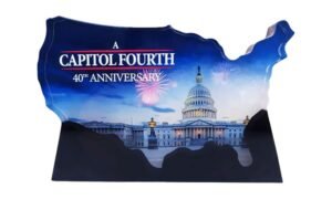 Crystal "Capitol Fourth Anniversary Commemorative